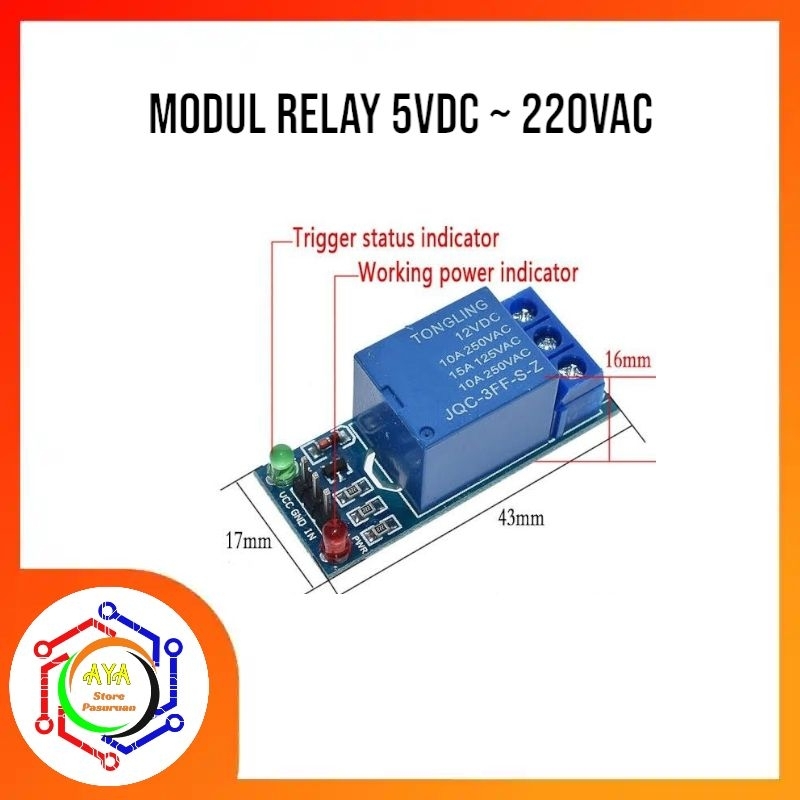 Modul relay arduino kaki 3
