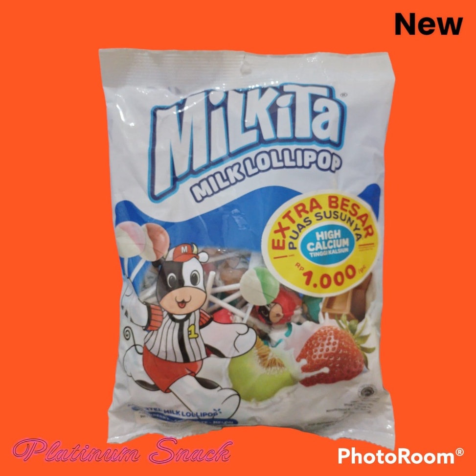 

VIRAL Milkita Milk Lollipop Refill Max BARU 36 g 1 Bks 4 Pcs 9 g