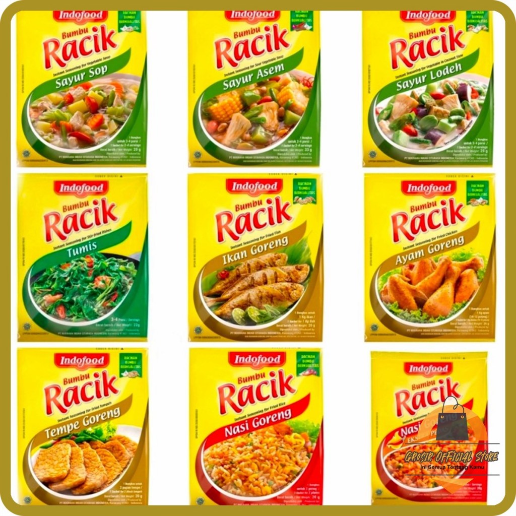 

Bumbu RACIK Indofood All Varian [ Satuan ]