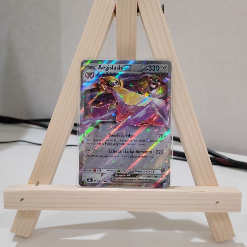 Kartu Pokemon TCG Indonesia Aegislash ex RR (sv4s) 099/132