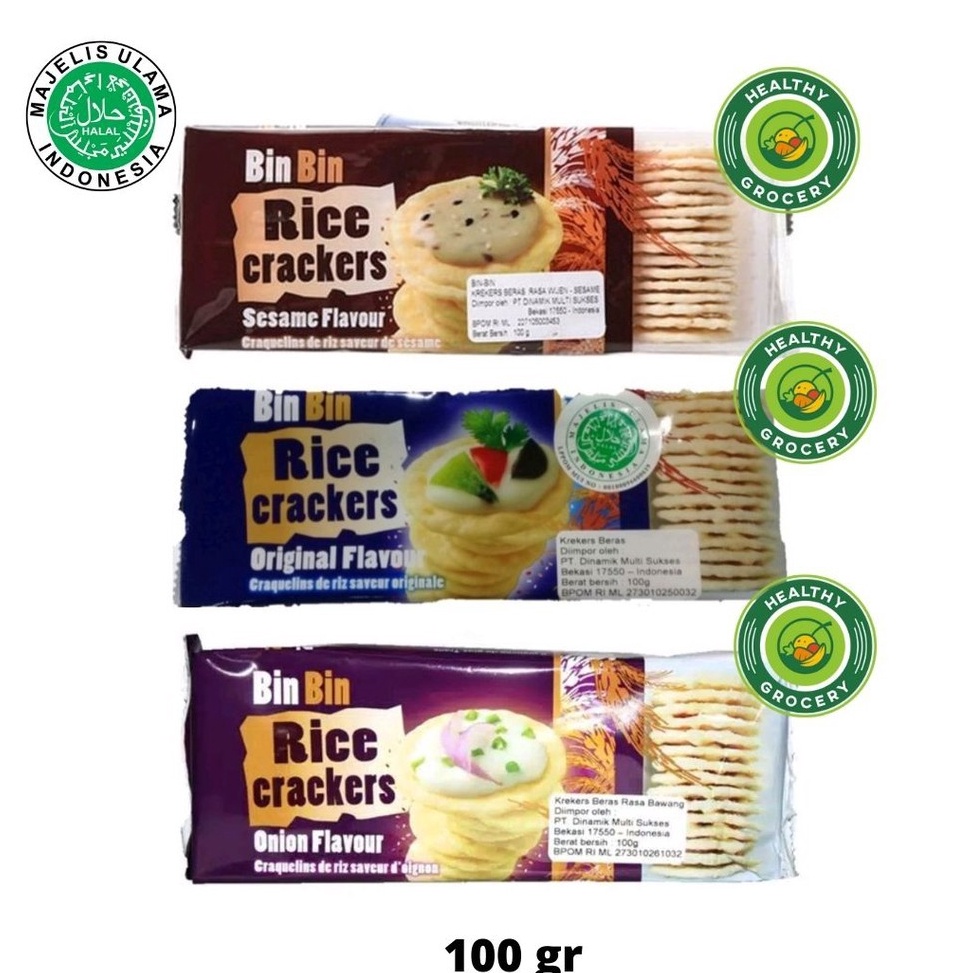 

VIRAL Bin Bin Rice Crackers Sesame 1gr