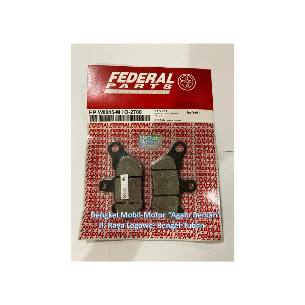 Kampas Rem Cakram Motor Yamaha MIO (FR)