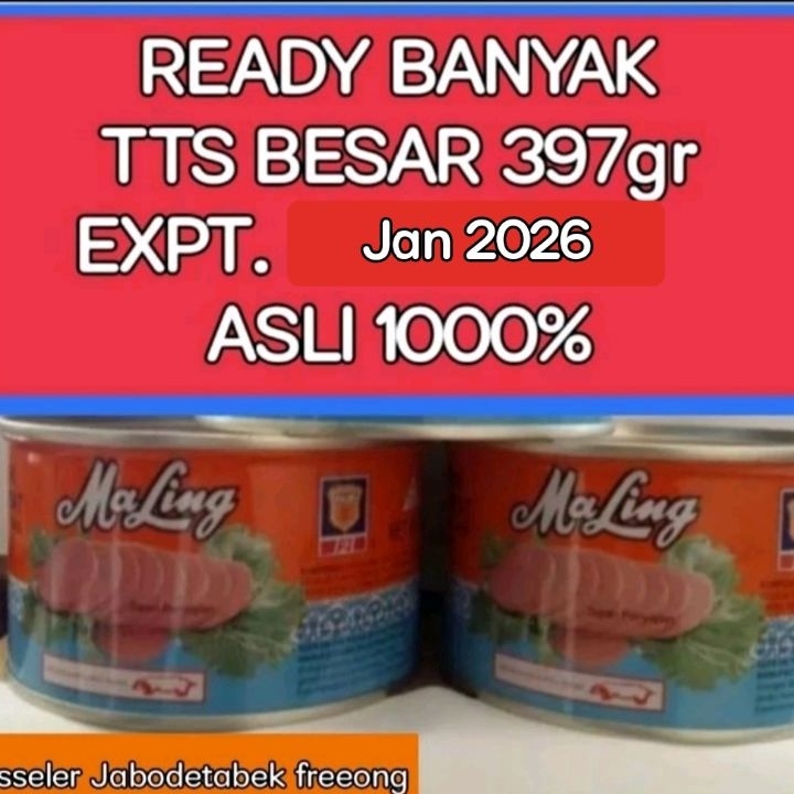 

Free Ongkir MALING TTS 397grMALING TTS FyfGulongMeli