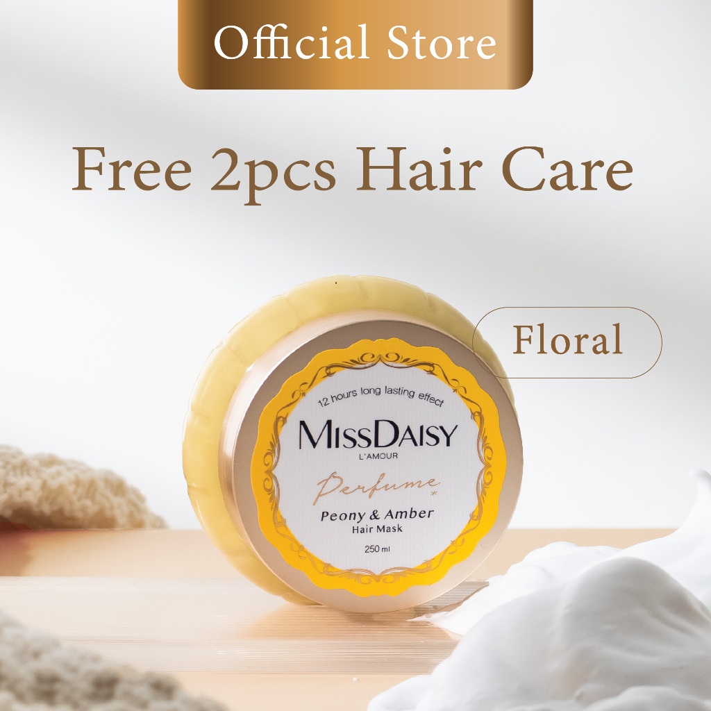 	 Miss Daisy French Perfume Hair Mask | Peony & Amber | BPOM	