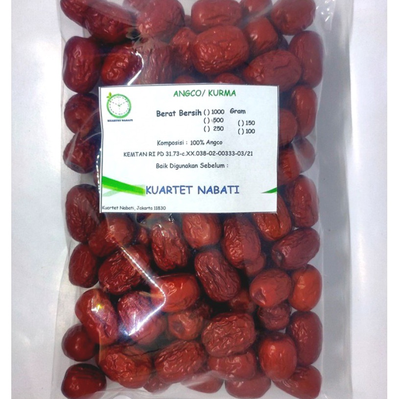 

Terlaku 5gr Angco Hong Zao Red Dried Dates Premium Dengan Varian Ukuran Jumbo Besar Sedang Kecil