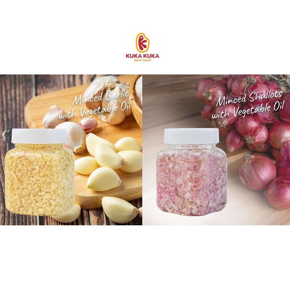 

BAYAR DITEMPAT Bawang Putih Cincang Bawang Merah Minced Garlic Oil 2gram