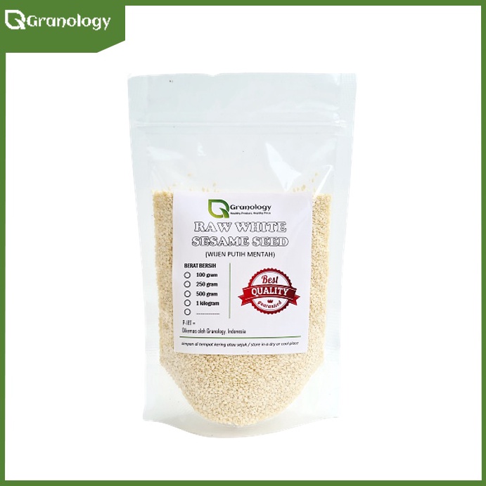 

DISKON Wijen Putih White Sesame Seed 25 gram by Granology