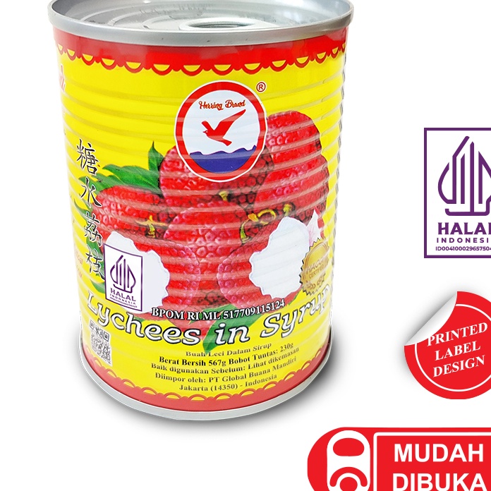 

SALE Leci Lychee Kaleng Herring 567gr