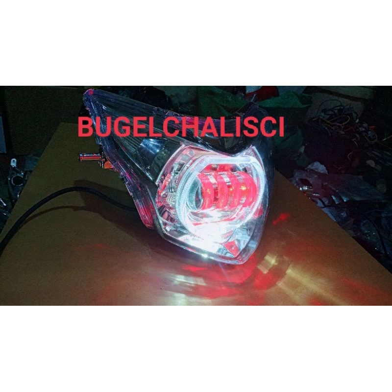 Reflektor Biled Lampu Depan Yamaha Jupiter MX new 135 | Biled Daymaker MX New 135 | MX new Custom