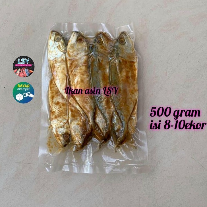 

C6369 ikan asin peda merah kembung baceman size jumbo 5 gram