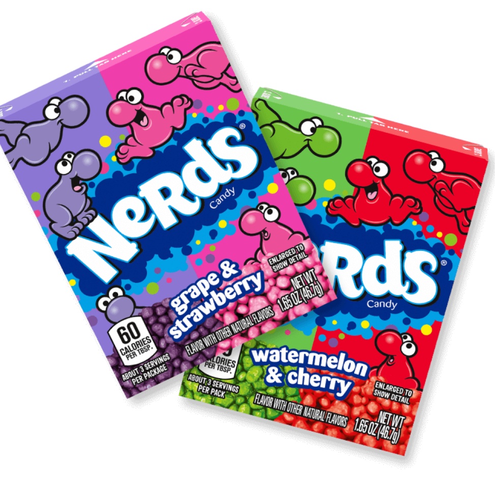 

New event NERDS CANDY 2 VARIANTS USA 1.65 oz (46 gr)