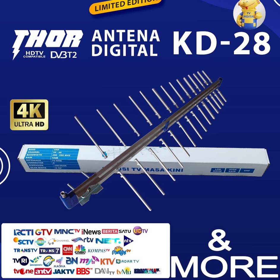 Thor Digital Antena antena Knock Down n Kemasan Baru