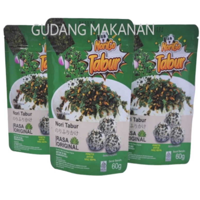 

Nori Tabur Rumput Laut Panggang Original 6gr