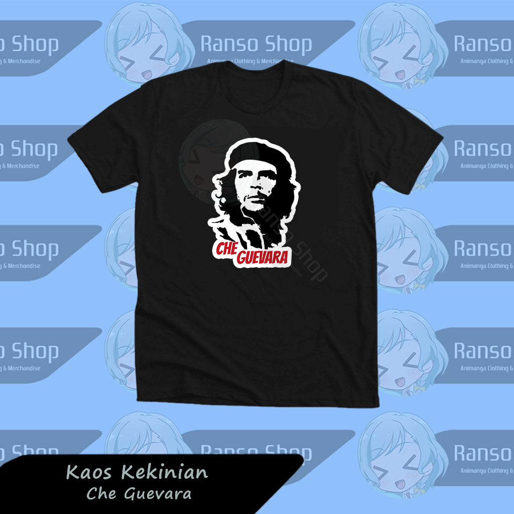 T-shirt Che Guevara - Kaos Che Guevara Art - Baju Cheguevara Vintage Sablon DTF Premium