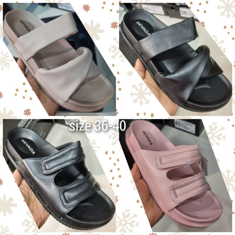 Sandal Nevada Selop Wanita Ringan