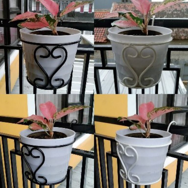 PROMO ALE GAPOT  GANTUNGAN POT PAGAR  STANDING POT BESI  DUDUKAN POT PAGAR