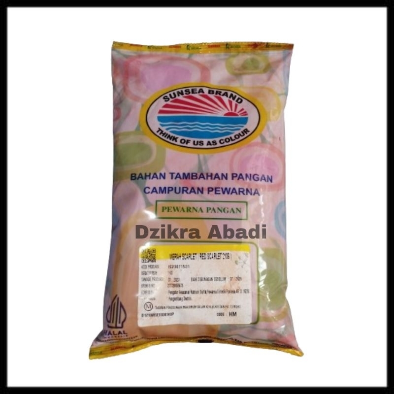 

Pewarna Makanan Bubuk Red Scarlet 2106 ( ROHA ) 1 kg