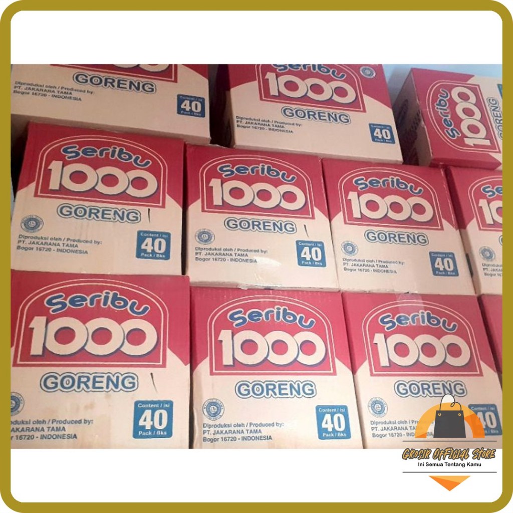 

1 Dus MIE GAGA 1000 GORENG 50gr Isi 40 Pcs