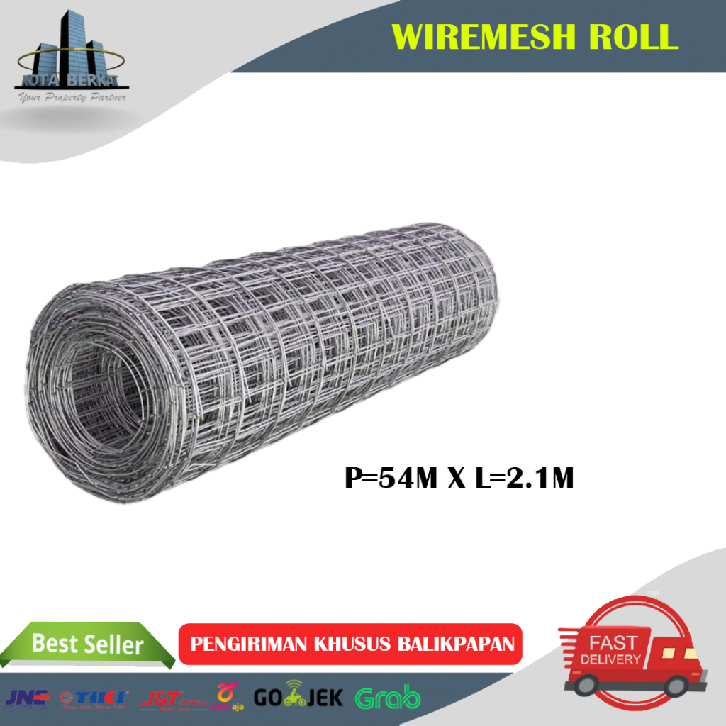 WIREMESH /BESI WIREMESH UKURAN ROLL SNI