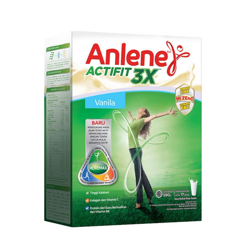 

Anlene Actifit Susu Bubuk Vanila 590 g