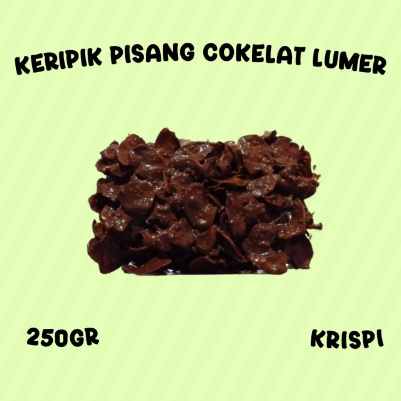 

Keripik Pisang Cokelat Lumer 250gr