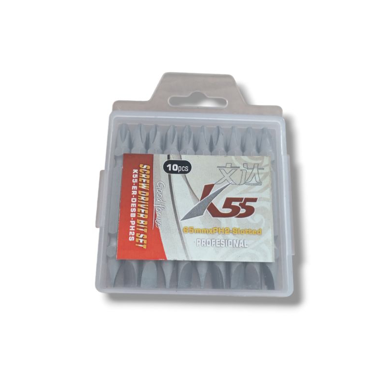 Mata Obeng Angin Ketok Getok PH2 x 65 mm ( -+ ) K55