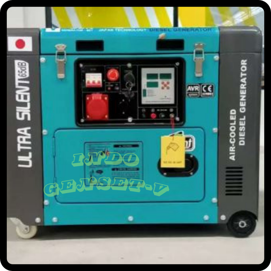 GENSET PORTABLE SILENT DIESEL 10KVA EMERALD 3PHASE