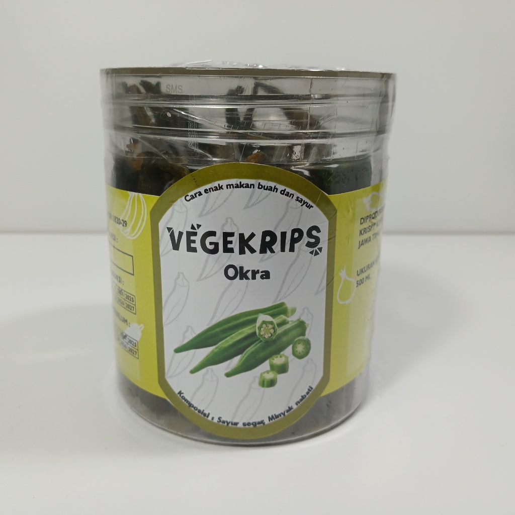 

Keripik Okra 500 mL Vegekrips