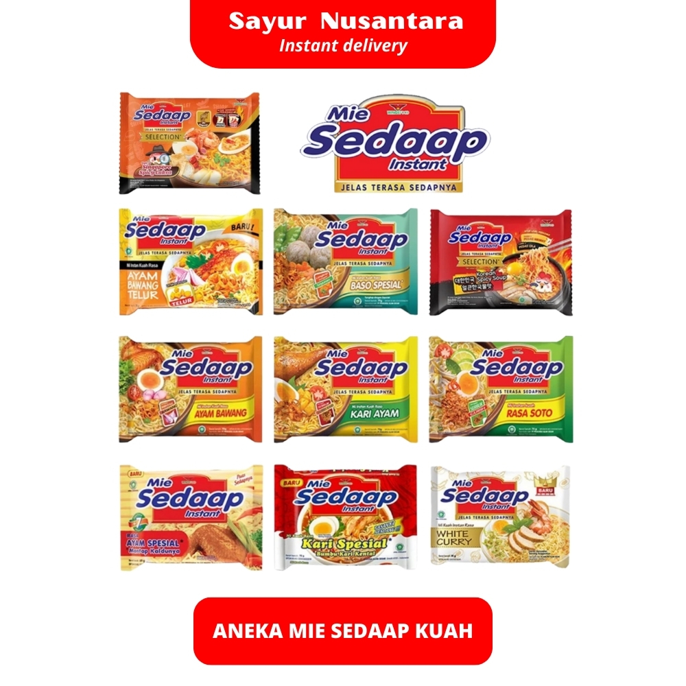 

Mie Sedaap Kuah Instant - Sayur Nusantara