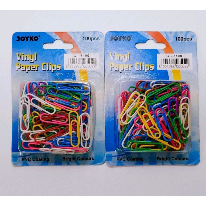 

Paper clip warna warni Joyko C-3100 / Paper clip