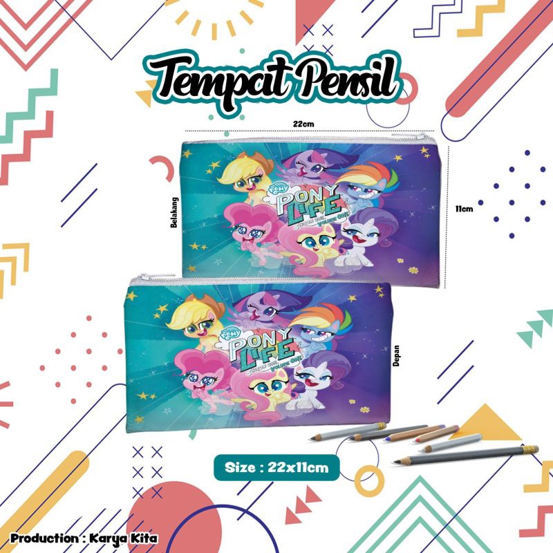 

KUDA PONY - tempat pensil karakter kuda pony kode 04