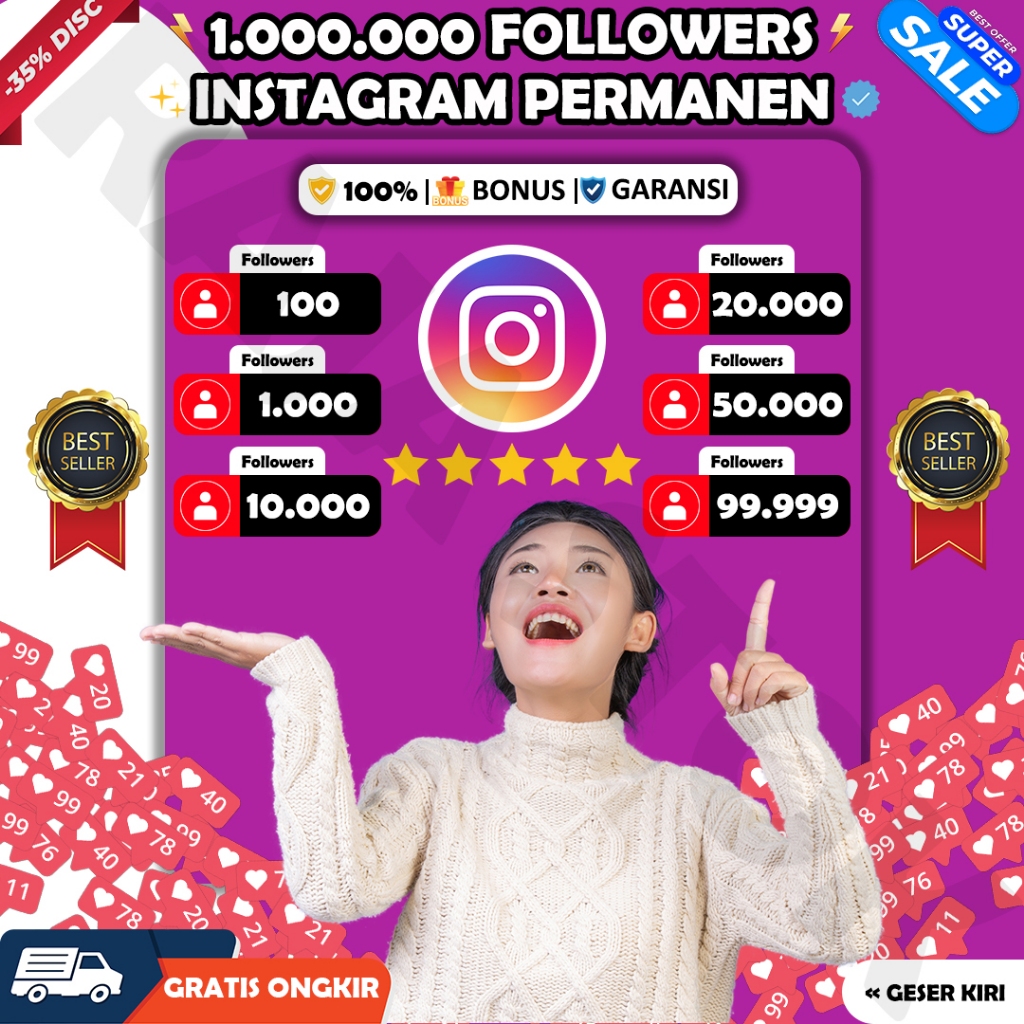 FOLLOWERS PERMANEN AKTIF (PROMO)