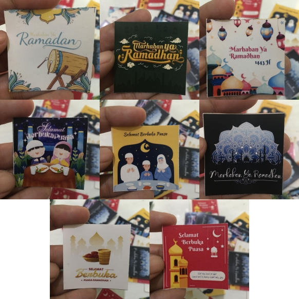 

READY ISI 10 Stiker RAMADHAN | MARHABAN YA RAMADHAN | PUASA | TAJIL | BERBUKA PUASA