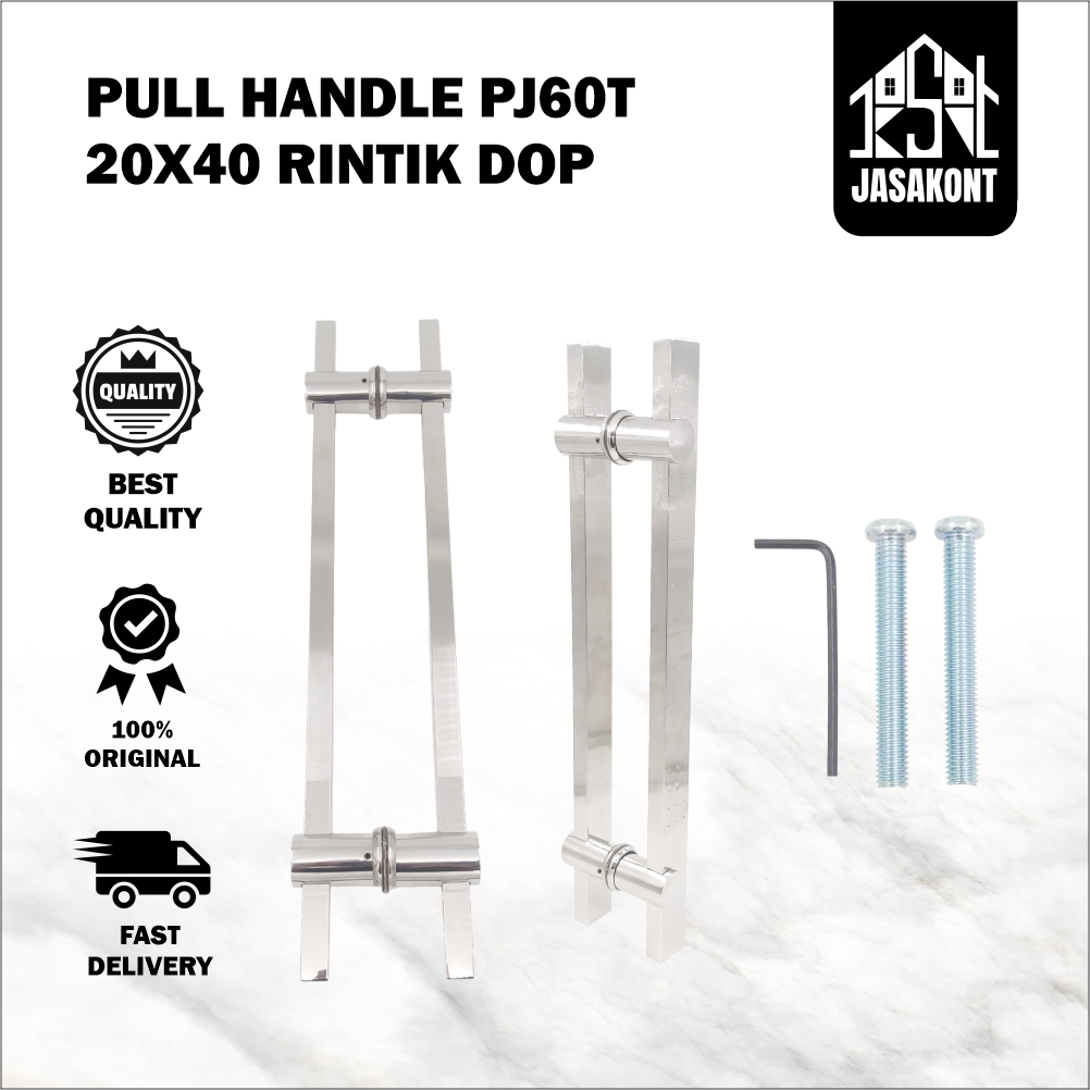 Jasakont Pull Handle 60cm Tarikan Pintu Tarung Stainless Kuat Tipe SPB Rintik PJ60T