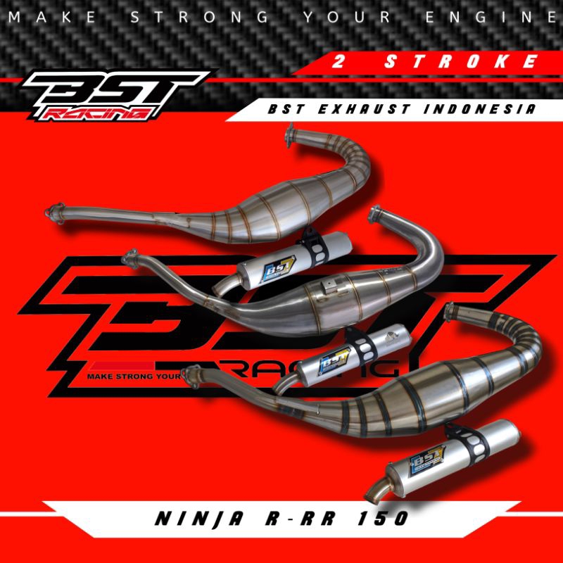 Knalpot Ninja R RR BST Racing Exhaust