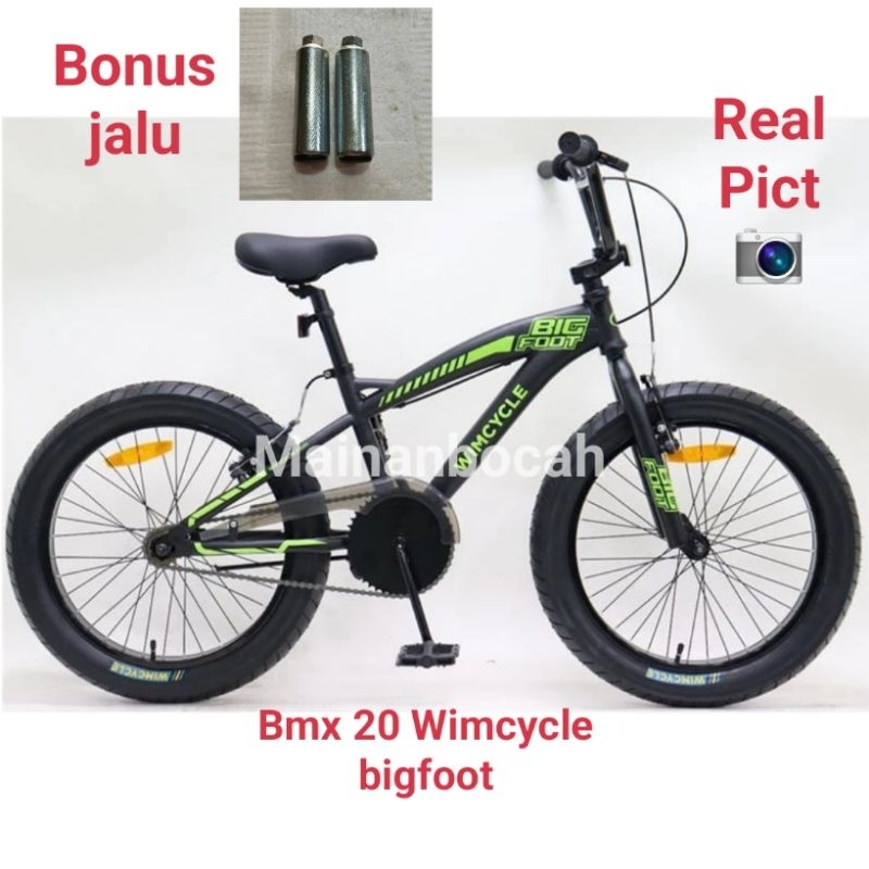 Sepeda Anak BMX Wimcycle Big Foot 20 Inch Ban Jumbo