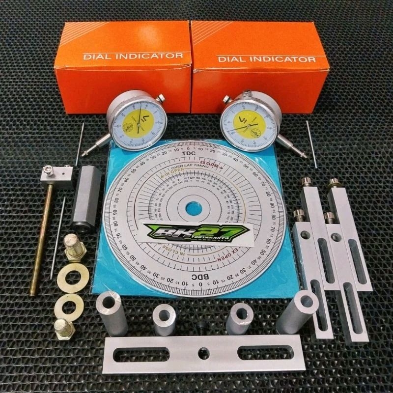 dial motor balap dial indicator busur derajat