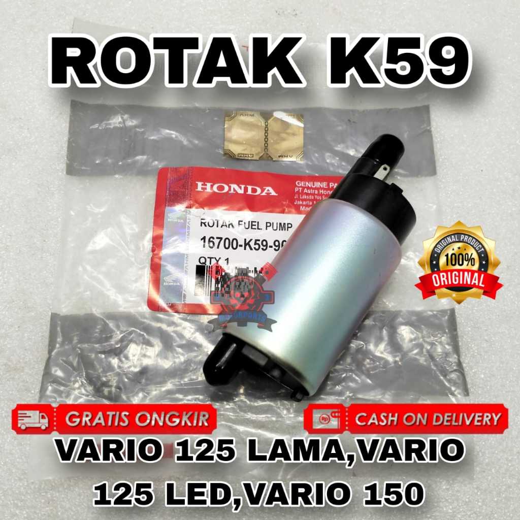 ROTAK / DINAMO POMPA BENSIN HONDA K59 BUAT MOTOR VARIO 125 LAMA | VARIO 125 LED | VARIO 150 ASLI ORI