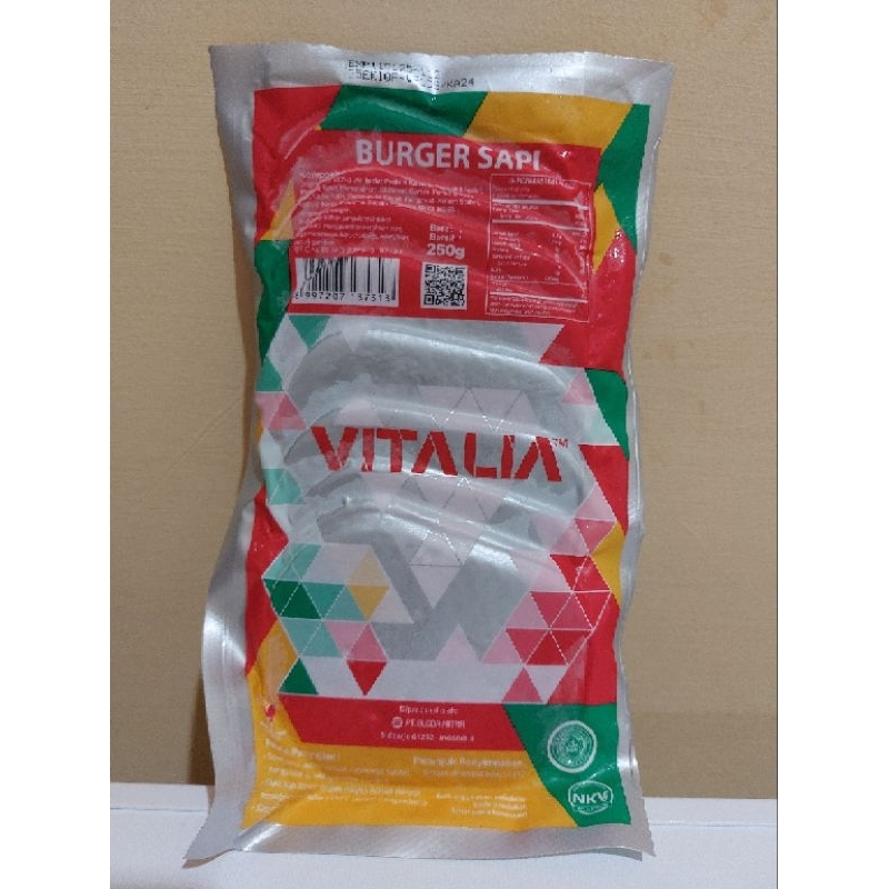 

Vitalia beef burger isi 10pcs 250gr