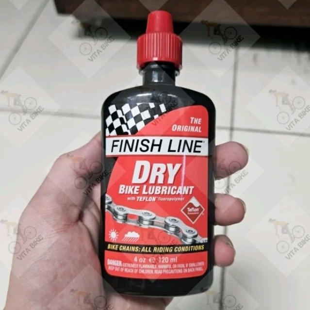 Finish Line Teflon Plus Dry Lube Pelumas Rantai Sepeda Finish Line Dry Lube 120ML
