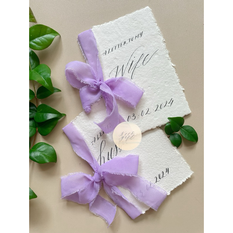 Calligraphy Wedding Vows Book | Janji Pernikahan | His Vows | Her Vows | Marriage Vows | Vow Book Ca