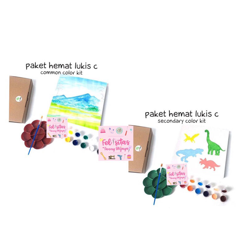 Paket Hemat Lukis | Lengkap 1 Set Peralatan Melukis Anak - Z