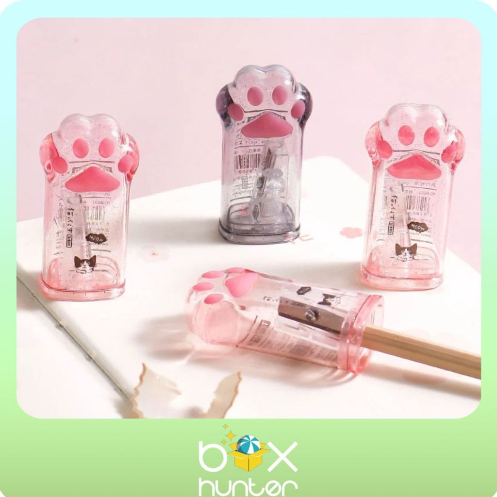 

SHARPENER PENSIL CAT PAW Rautan Peraut Pensil Kawaii Estetik Alat Tulis