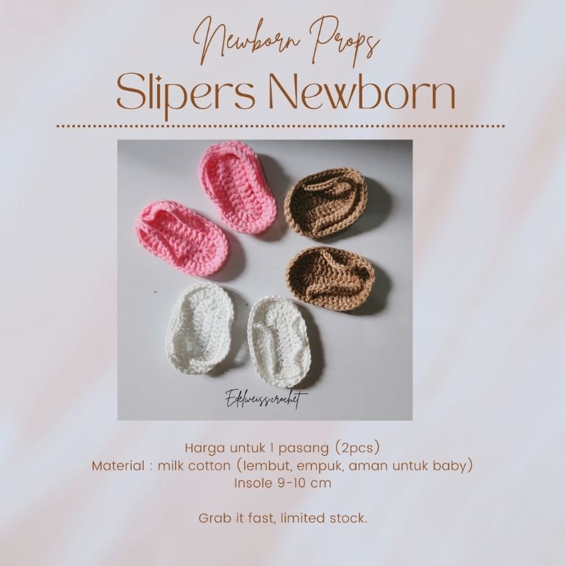 sendal jepit bayi | sandal jepit newborn | properti foto bayi sandal jepit