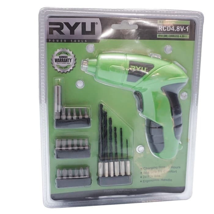 RYU CORDLESS 4.8V-1 - MESIN BOR BATERAI - BOR KECIL - ALAT PERKAKAS