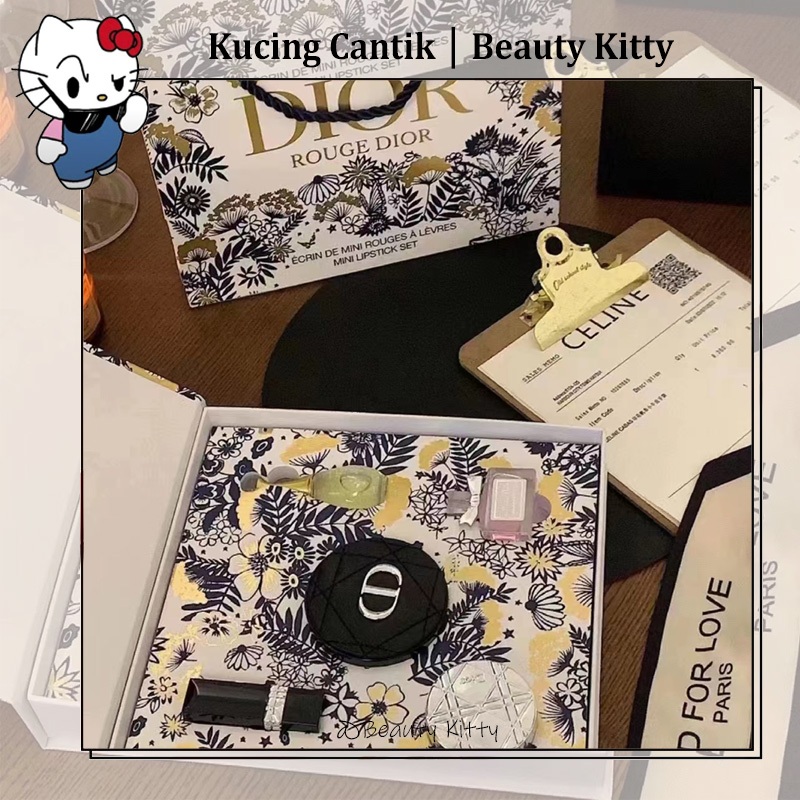 Dior Mini Lipstik Set/Dior Lip Gloss·Parfum·Cushion·Loose Powder/Dior J'Adore Parfume/Dior Forever C