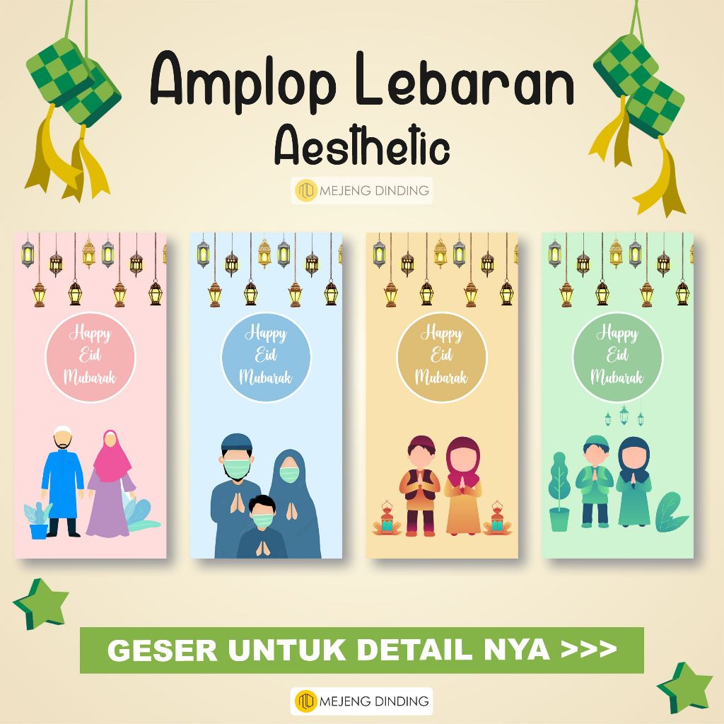 

AMPLOP LEBARAN AESTHETIC ISI 10 PCS / AMPLOP ANGPAO LEBARAN IDUL FITRI 2023 BESAR ISLAMI / EID MUBARAK / AMPLOP LEBARAN / AMPLOP IDUL FITRI GLOSSY TEBAL / EID ENVELOPE / AMPLOP ESTETIK 2023 / IDUL FITRI CUTE RUSTIC TERBARU / MARHABAN YA RAMADHAN 9