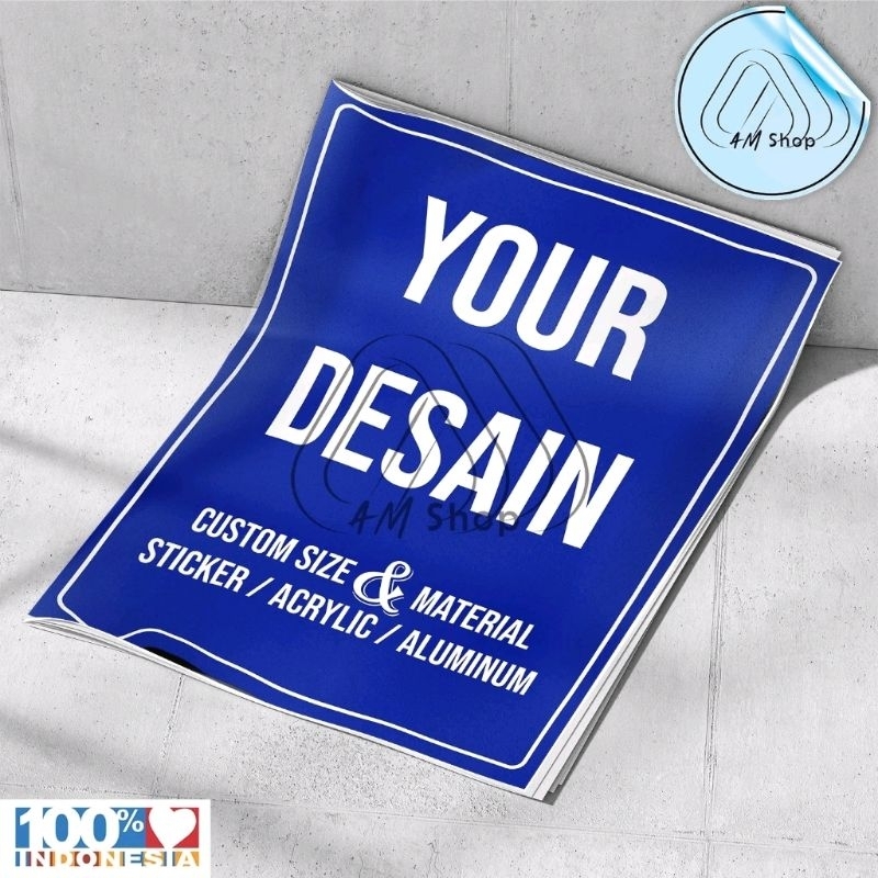 

Custom Desain Plat Ukuran 30cm x 40cm