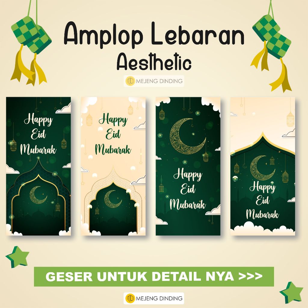 

AMPLOP LEBARAN AESTHETIC ISI 10 PCS / AMPLOP ANGPAO LEBARAN IDUL FITRI 2023 BESAR ISLAMI / EID MUBARAK / AMPLOP LEBARAN / AMPLOP IDUL FITRI GLOSSY TEBAL / EID ENVELOPE / AMPLOP ESTETIK 2023 / IDUL FITRI CUTE RUSTIC TERBARU / MARHABAN YA RAMADHAN 7