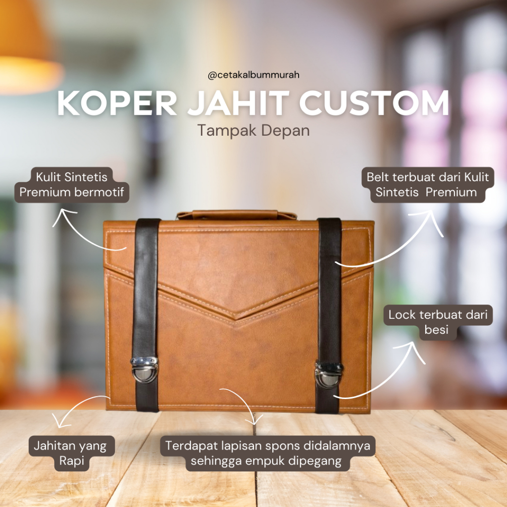 KOPER/BOX JAHIT CUSTOM ALBUM WEDDING BOOK